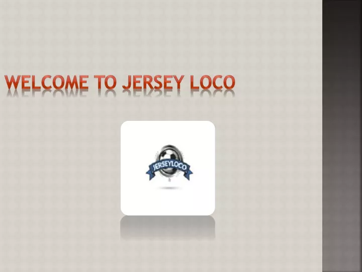 welcome to jersey loco