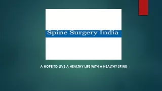 Who offers the best spine surgery cost in India?