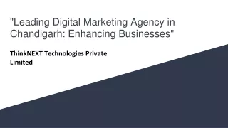 _Leading Digital Marketing Agency in Chandigarh_ Enhancing Businesses_