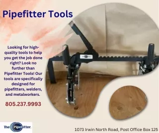 Pipefitter Tools