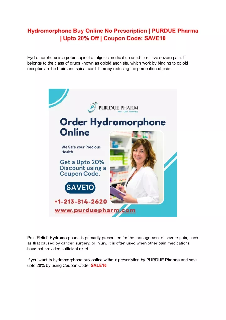 hydromorphone buy online no prescription purdue