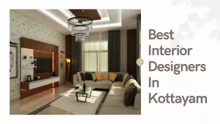 Best Interior Designers In Kottayam