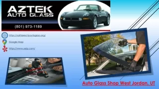 Mobile Auto Glass Shop West Jordan, UT