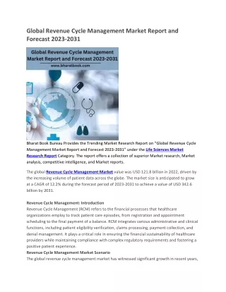 global revenue cycle management market report