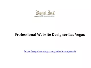 Professional Website Designer Las Vegas