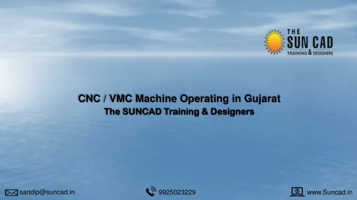 cnc vmc machine operating in gujarat the suncad