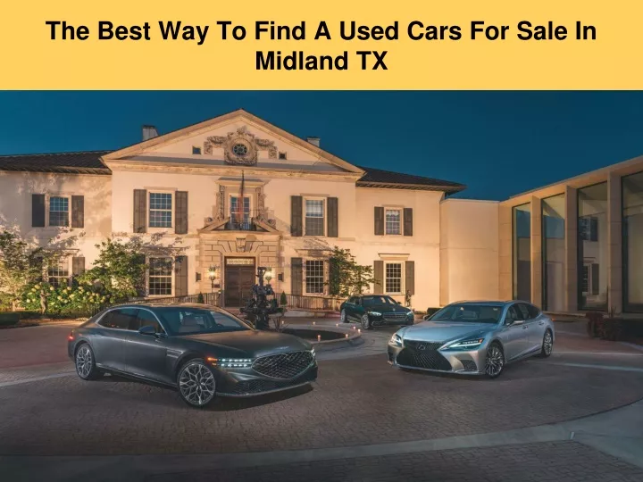 the best way to find a used cars for sale