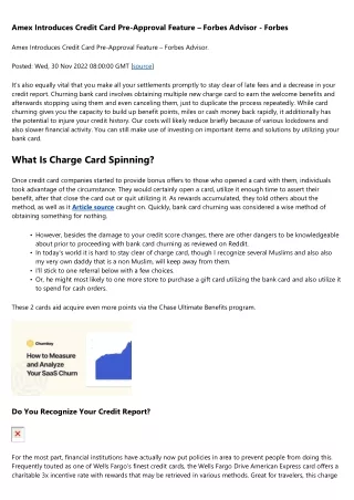 What Is Bank Card Spinning?