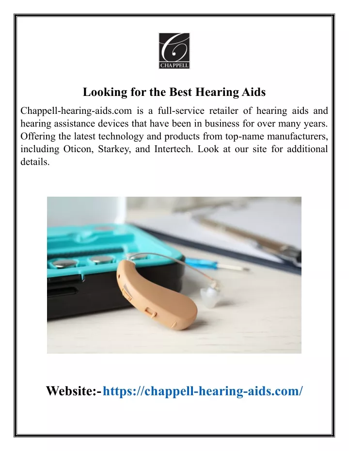 looking for the best hearing aids