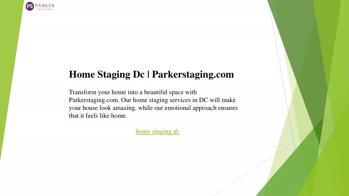 home staging dc parkerstaging com transform your