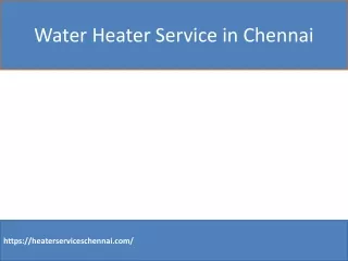 water heater service in chennai