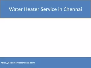 water heater service in chennai