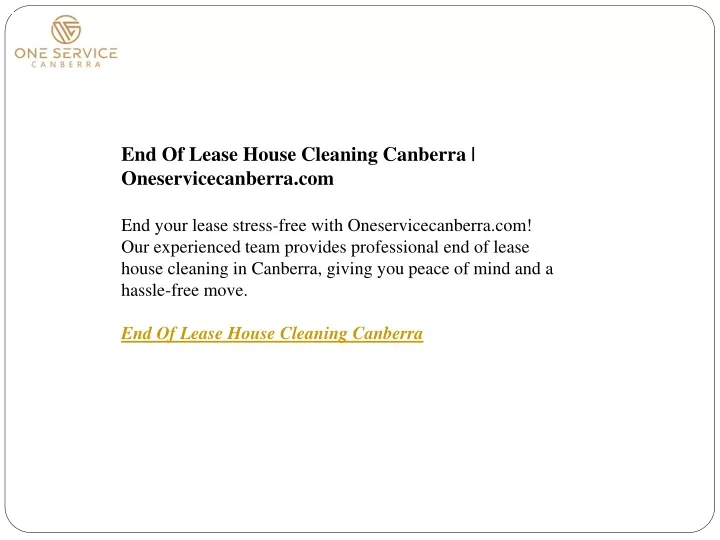 end of lease house cleaning canberra