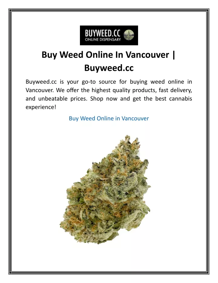 buy weed online in vancouver buyweed cc