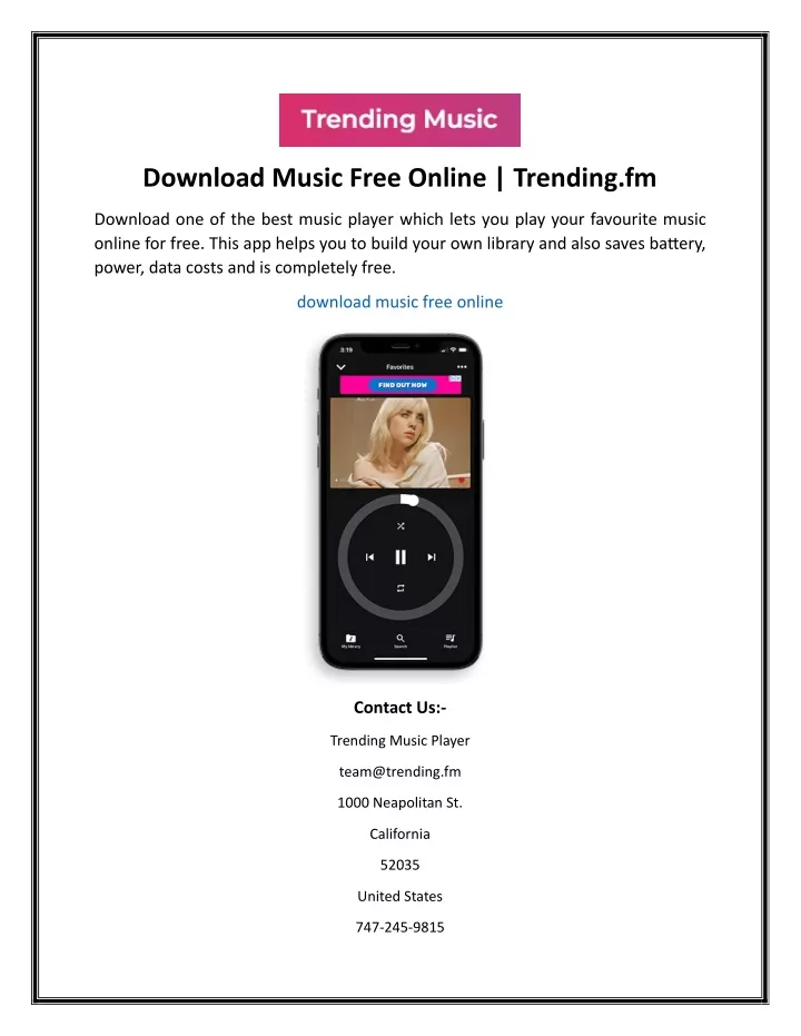 download music free online trending fm