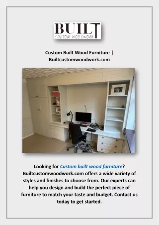 custom built wood furniture builtcustomwoodwork