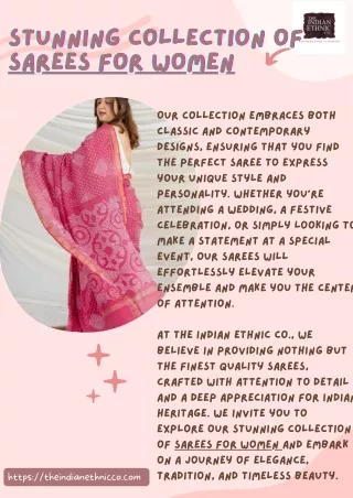 Stunning Collection of Sarees for Women