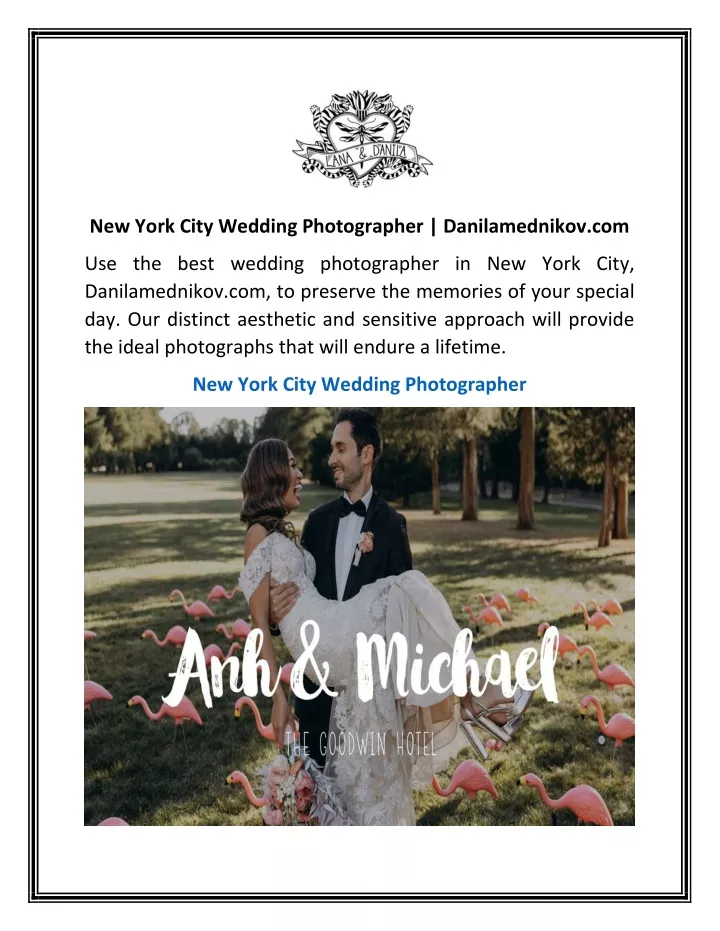 new york city wedding photographer danilamednikov