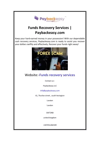 funds recovery services paybackeasy com
