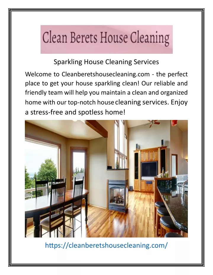 sparkling house cleaning services