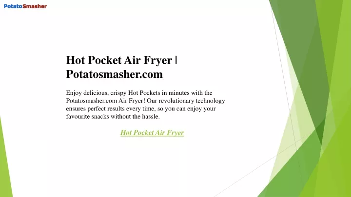 hot pocket air fryer potatosmasher com enjoy