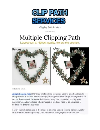 Multiple Clipping Path