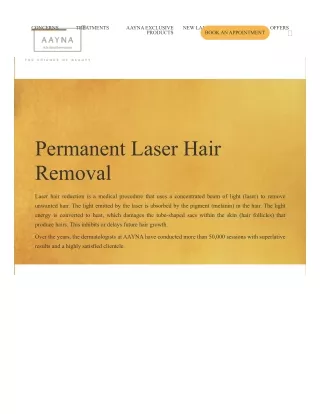 The Most Advanced Laser Hair Removal in Delhi & Punjab