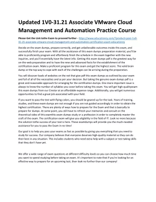 updated 1v0 31 21 associate vmware cloud