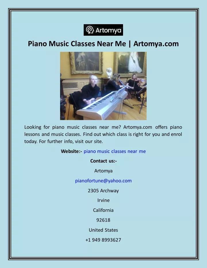 piano music classes near me artomya com