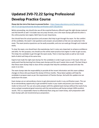 updated 2v0 72 22 spring professional develop