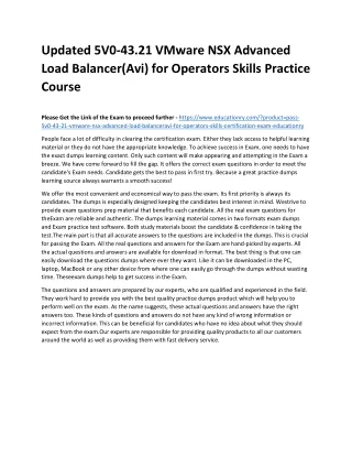 updated 5v0 43 21 vmware nsx advanced load