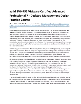 valid 3v0 752 vmware certified advanced