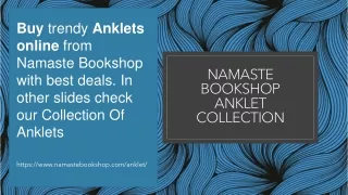 Namaste Bookshop Anklets