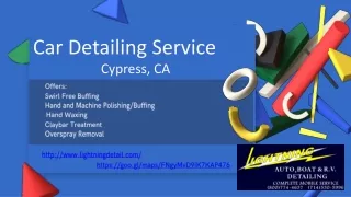 Car Detailing Service Cypress, CA