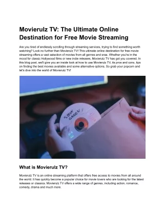 Movierulz TV_ The Ultimate Online Destination for Free Movie Streaming