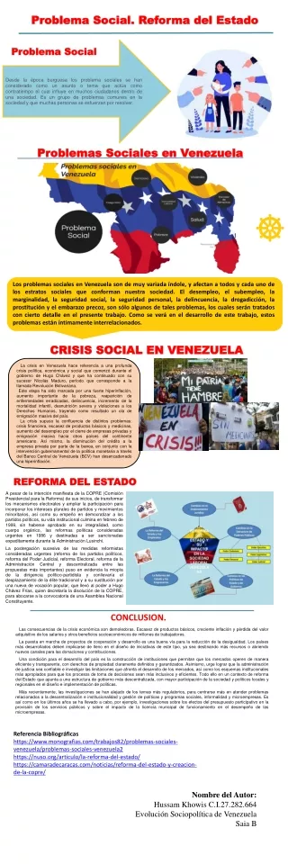Infografia_Problema Social. Reforma del Estado