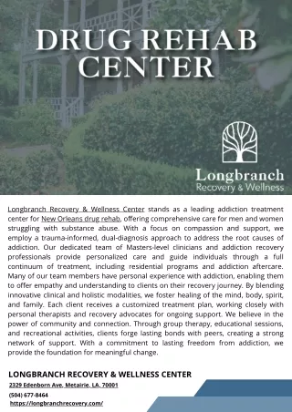 Longbranch Recovery & Wellness Center