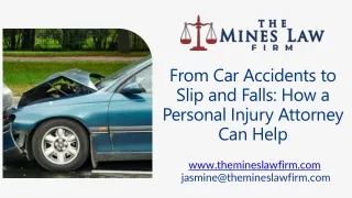 From Car Accidents to Slip and Falls How a Personal Injury Attorney Can Help