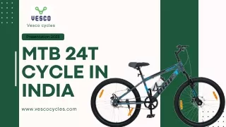 Buy MTb 24t Cycle in India | Vesco Cycles