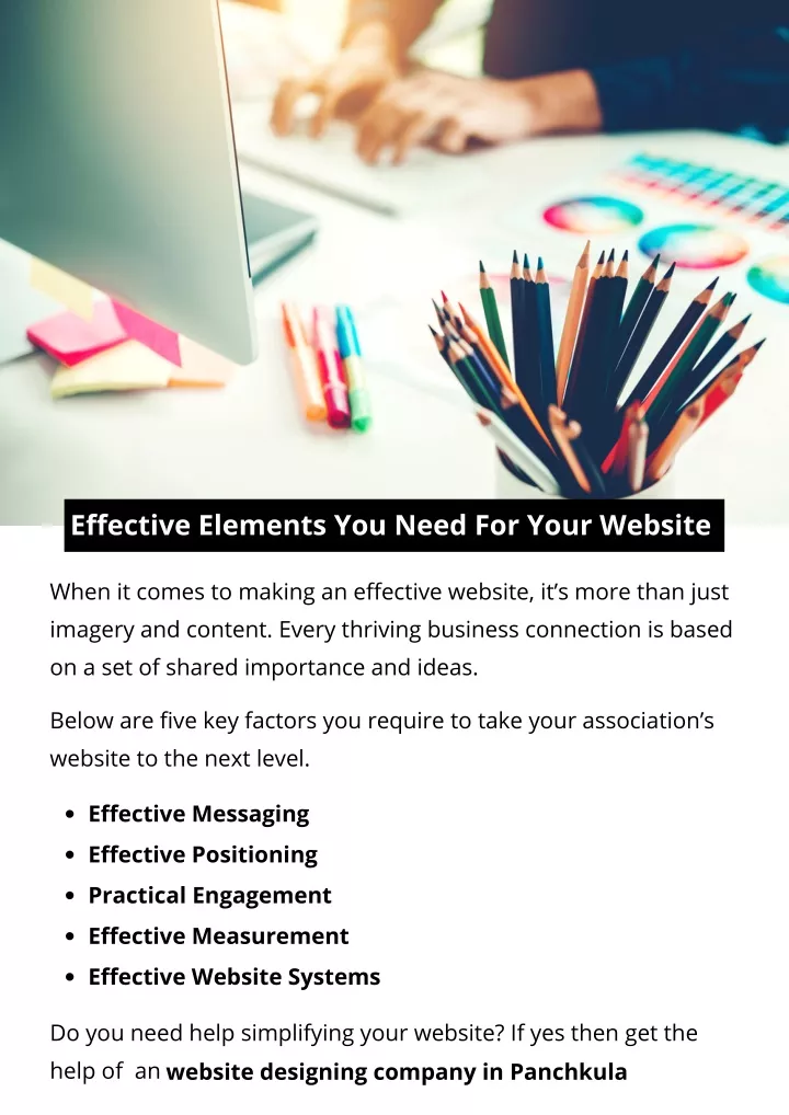 effective elements you need for your website