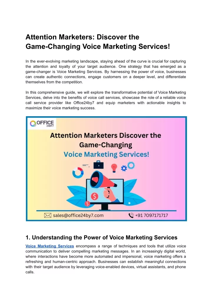 attention marketers discover the game changing