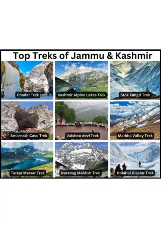 Top Treks of Jammu & Kashmir