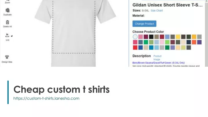 cheap custom t shirts