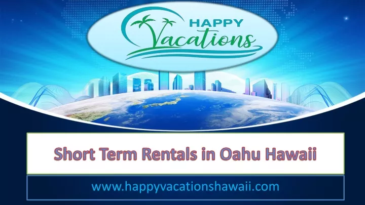 short term rentals in oahu hawaii