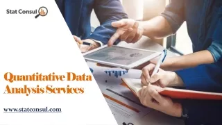 quantitativedata analysisservices