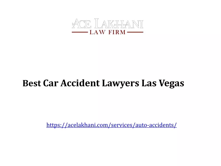best car accident lawyers las vegas