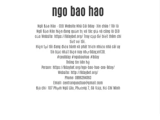 ngo bao hao