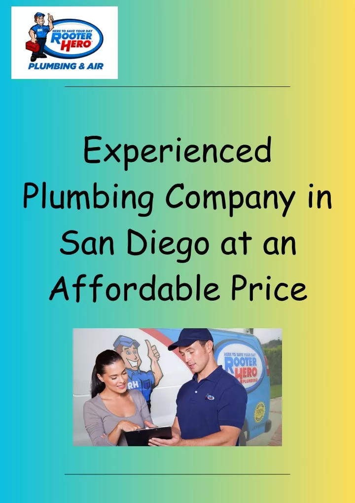 ppt-experienced-plumbing-company-in-san-diego-at-an-affordable-price