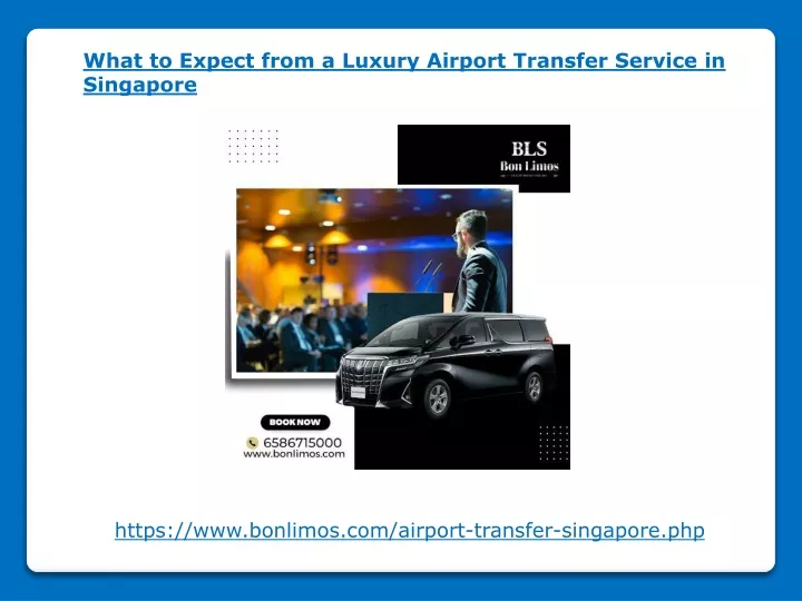 what to expect from a luxury airport transfer