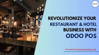 Odoo POS for Seamless Restaurant and Hotel Management